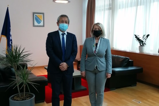 Predsjedavajuća Predstavničkog doma Borjana Krišto primila u nastupnu posjetu ambasadora Japana u BiH